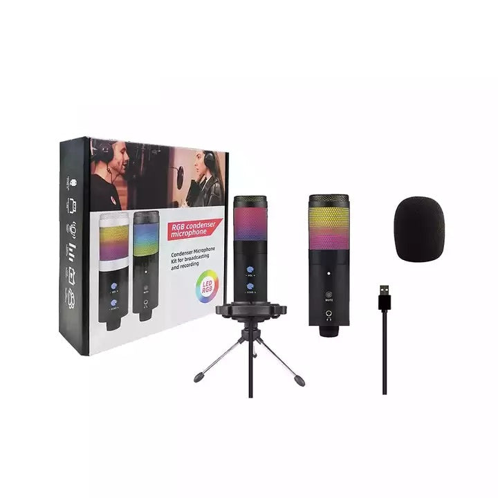 Gaming Microphone RGB Condenser