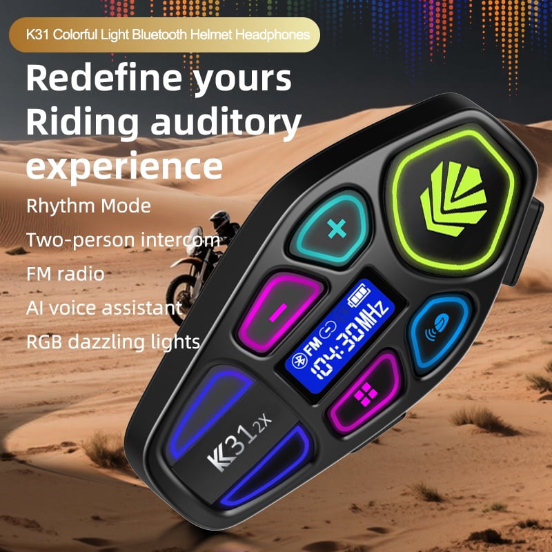 Kufje Wireless per Helmete Motori K31 me Intercom