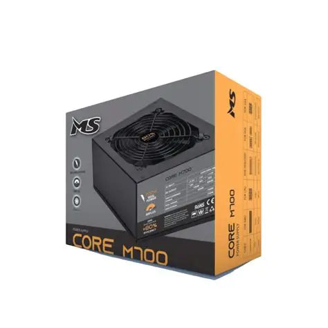 FURNIZUES ENERGJIE MS CORE M700 – 700W, ATX, 80 Plus, Aktiv PFC