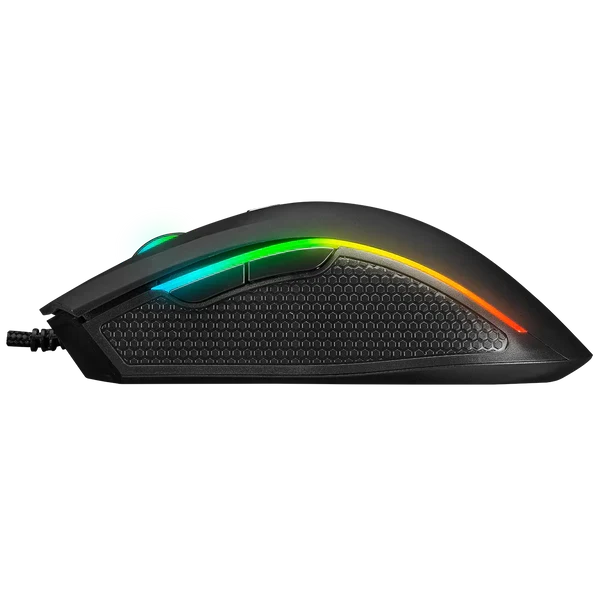 Maus Gaming  Rampage SMX‑R44 V2 –Makro, 12800 DPI, RGB LED, 80M Klick, Huano Switch – I Zi