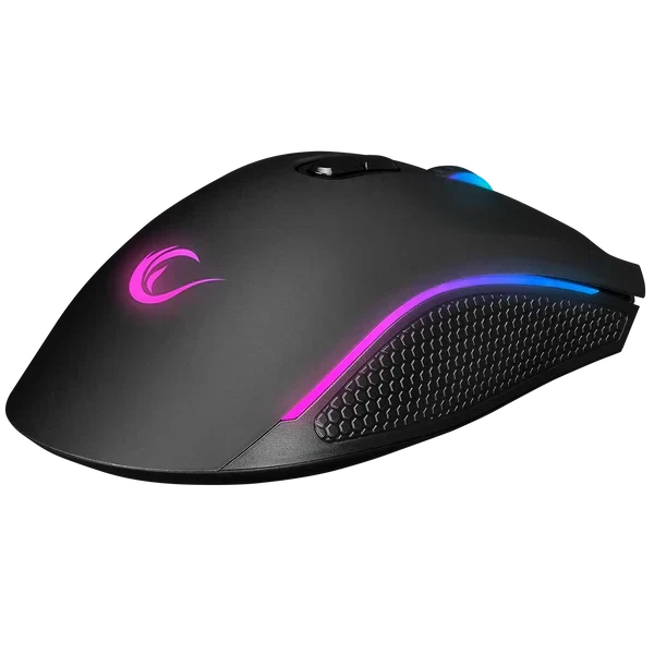 Maus Gaming  Rampage SMX‑R44 V2 –Makro, 12800 DPI, RGB LED, 80M Klick, Huano Switch – I Zi