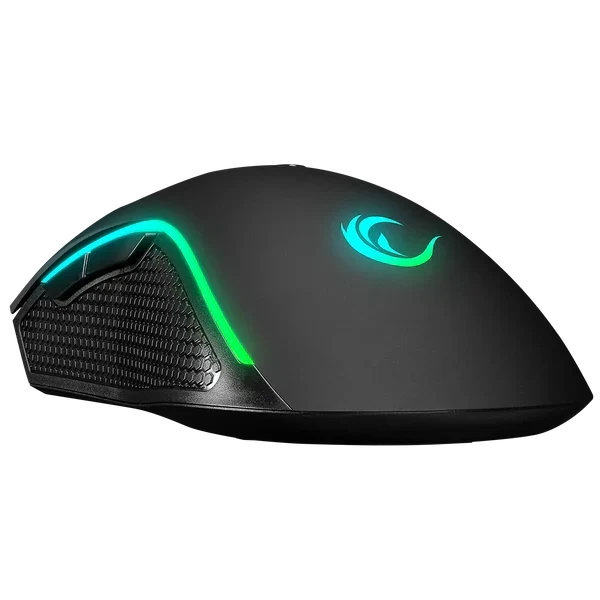 Maus Gaming  Rampage SMX‑R44 V2 –Makro, 12800 DPI, RGB LED, 80M Klick, Huano Switch – I Zi