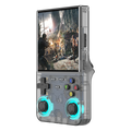 Konzolë portative R36 Ultra, 4″, 64GB, me 26,000 lojëra, e zezë