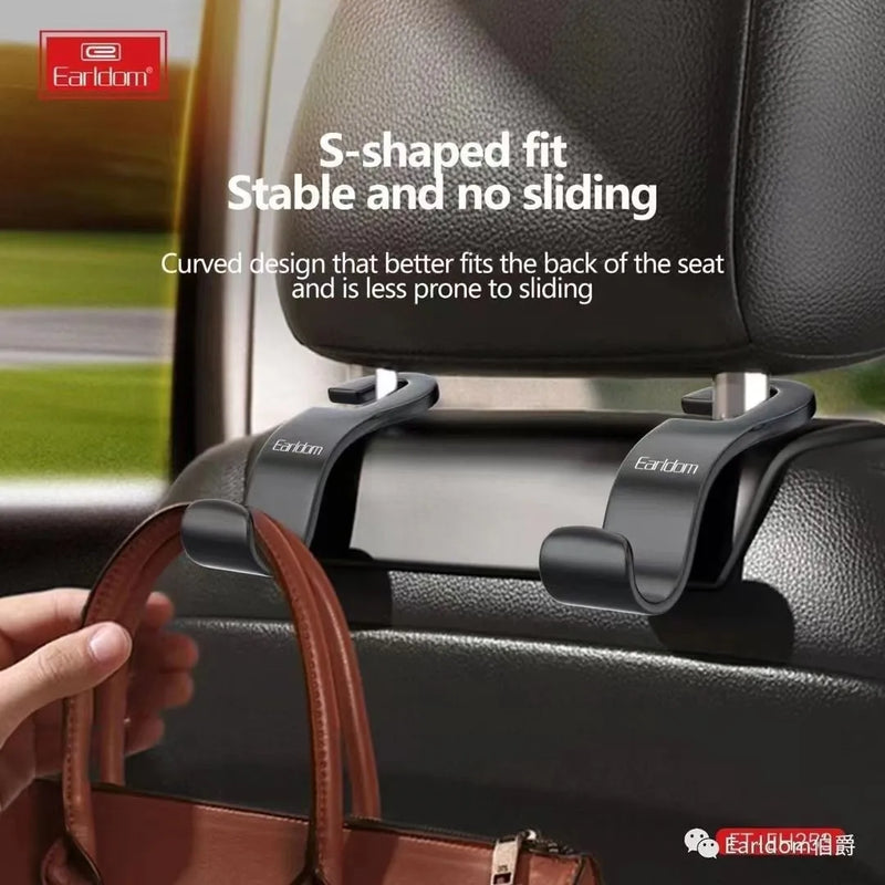 Mbajtës për veturë Earldom EH253, set 2 copë, universal car hook
