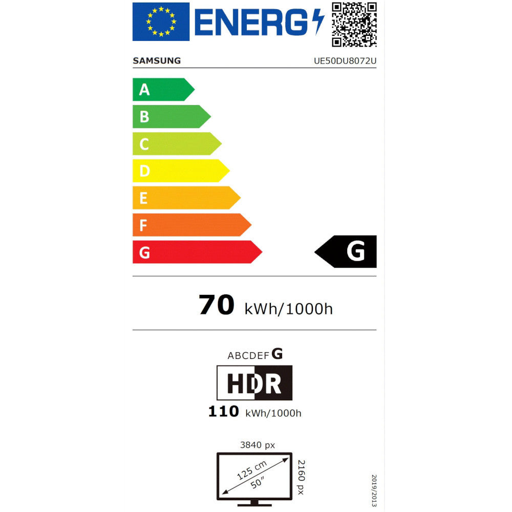 Televizor Samsung UE50DU8072UXXH, 50", 4K Smart, i zi