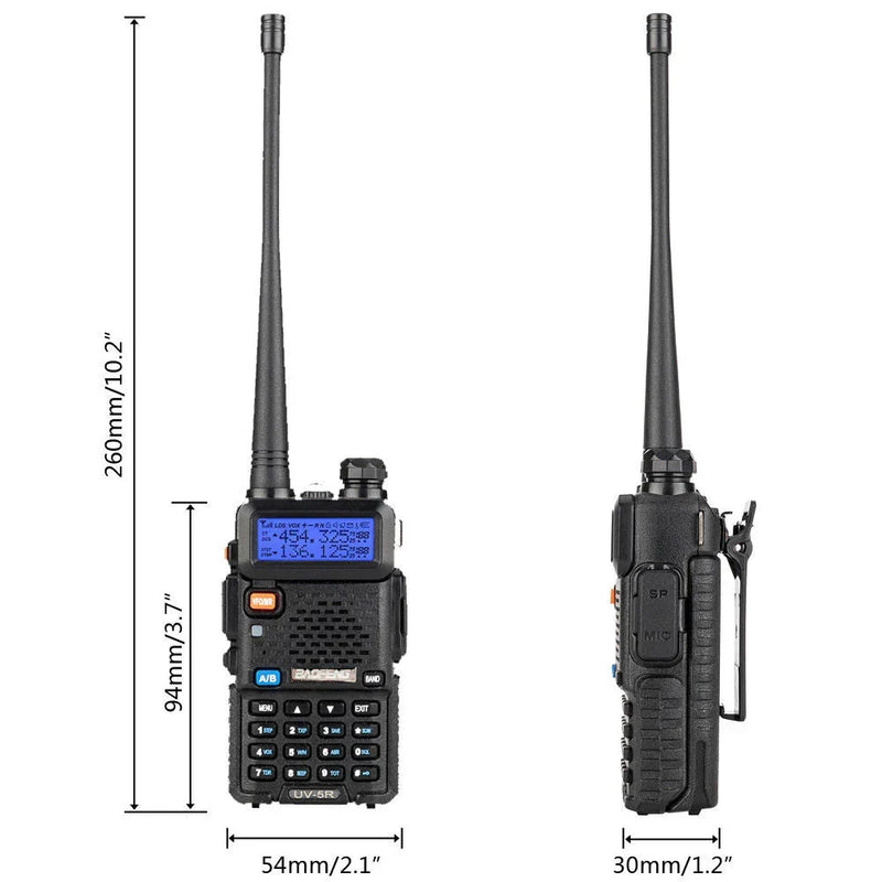Radiolidhje Baofeng UV-5R, set 2 copë