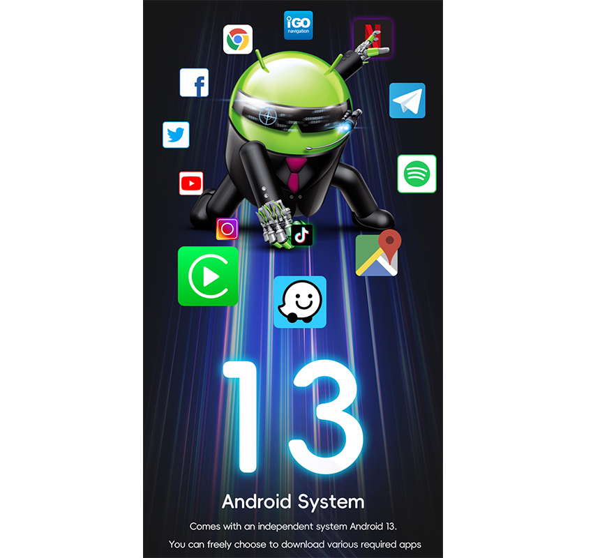 Carplay Ai Box WiFi per Veture Universale Android 13