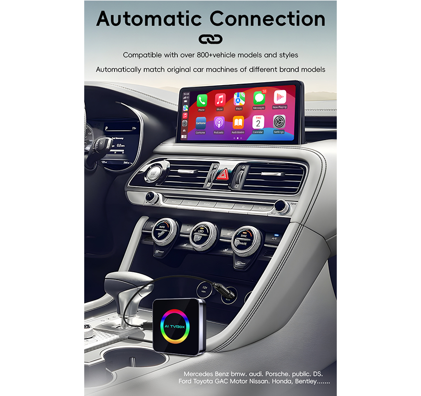 Carplay Ai Box WiFi per Veture Universale Android 13