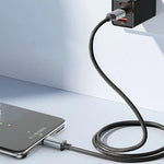 Kabllo Earldom EC-200C Type-C në Type-C, 60W, 2m