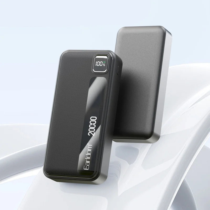 Powerbank Earldom PD57, 20000mAh, Fast Charging, me ekran LCD