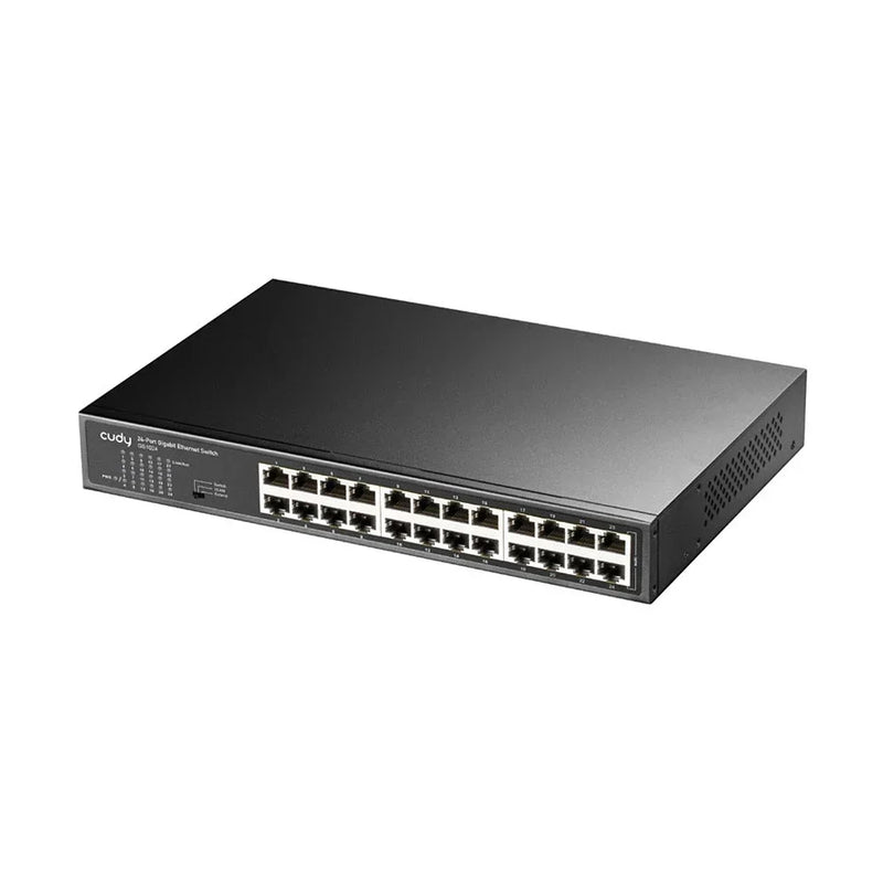Gigabit Switch Cudy GS1024 3.0 – 24 Porta, 10/100/1000 Mbps, Unmanaged, Metal, Rack/Desk