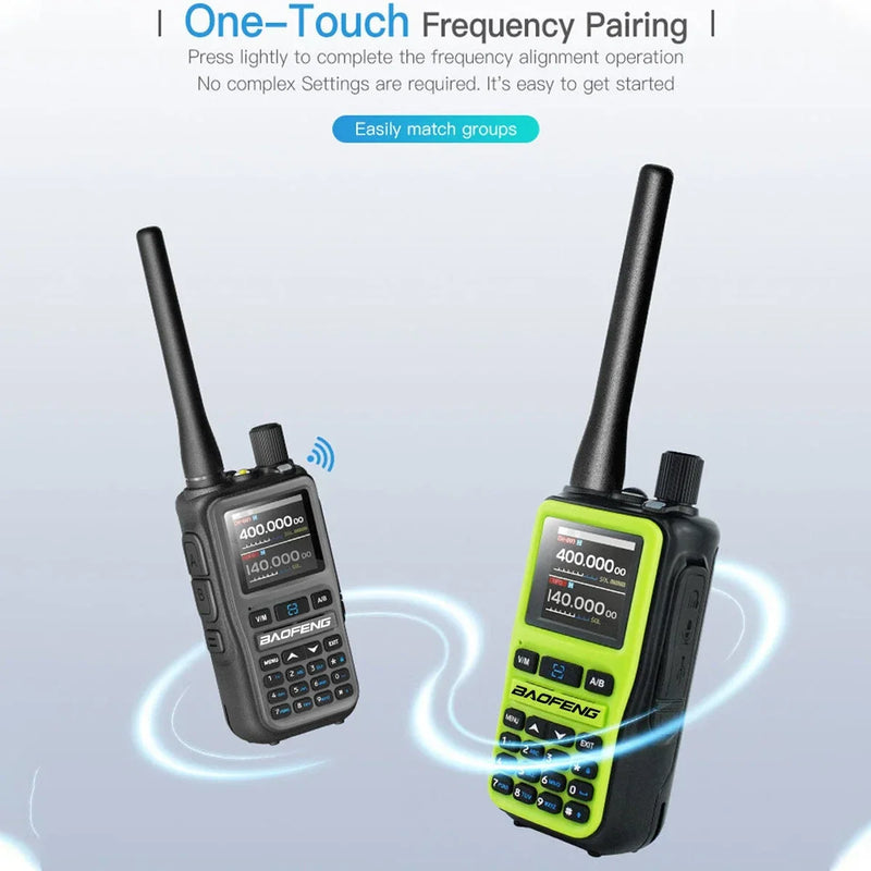 Radiolidhje Baofeng UV-5R Mini, set 2 copë, të gjelbërta