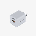 Karikues Hiksemi HS-HUB-GaN33 –  GaN 33 W (1 × USB-C + 1 × USB-A, Prizë Amerikane)