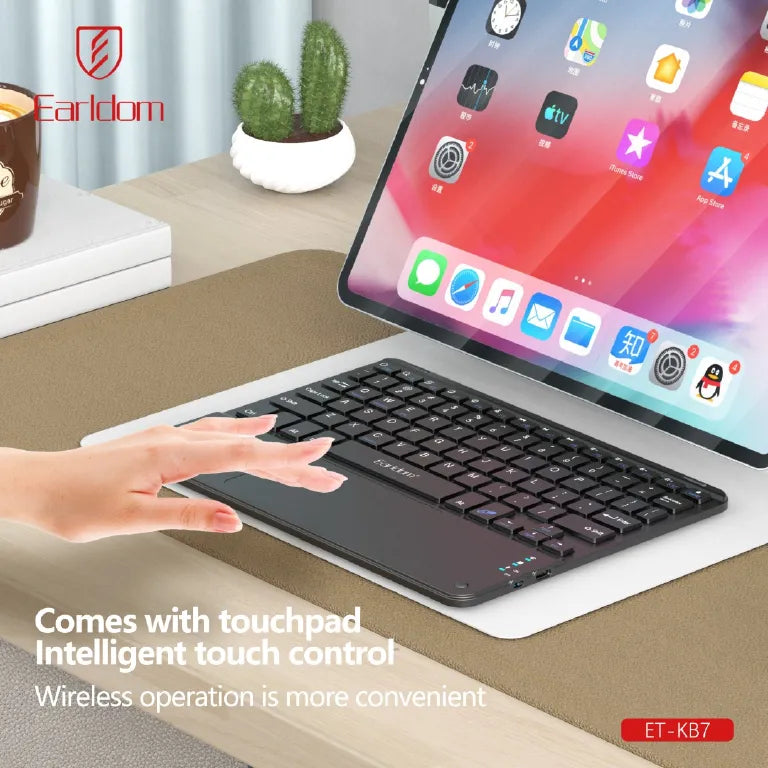 Tastierë për celular/tablet Earldom KB7, me touchpad, bateri 150mAh