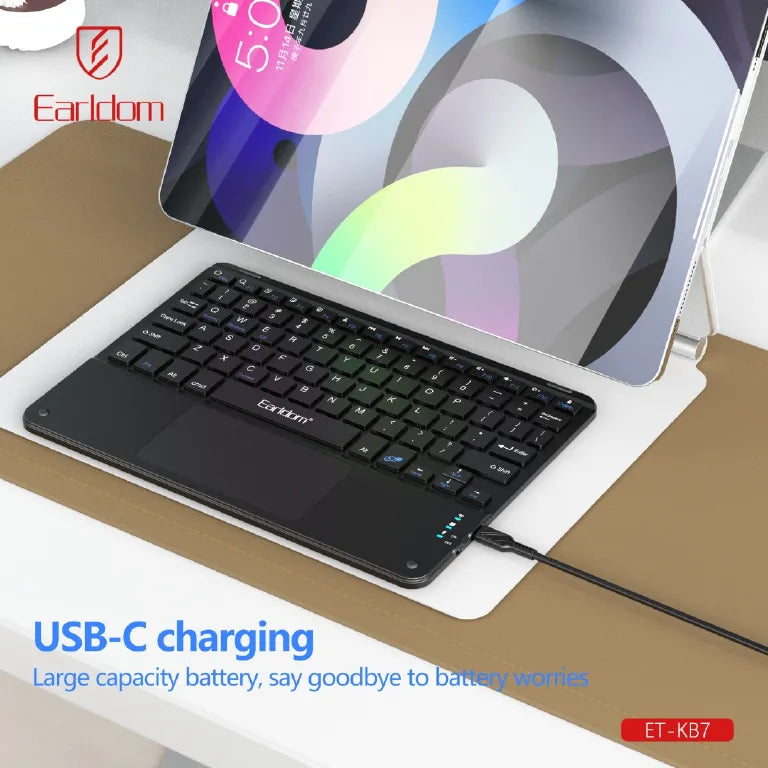 Tastierë për celular/tablet Earldom KB7, me touchpad, bateri 150mAh