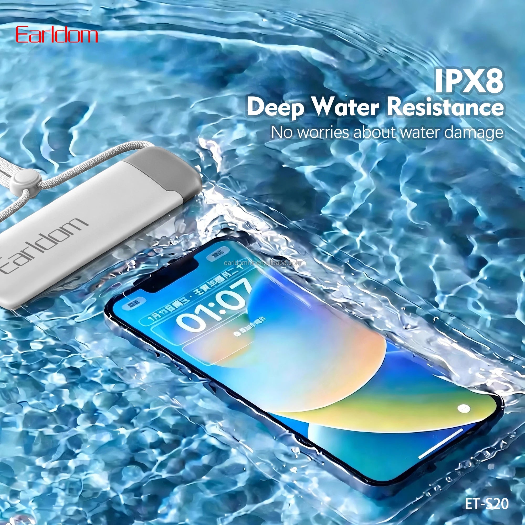 Mbeshtjellese Waterproof per Telefon- Earldom