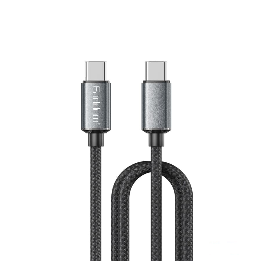 Kabllo Earldom EC-200C Type-C në Type-C, 60W, 2m