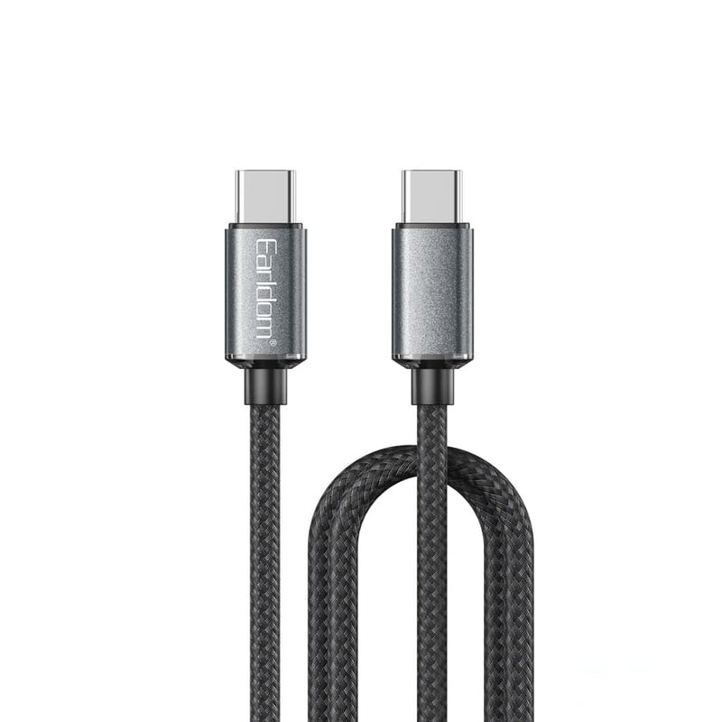 Kabllo Earldom EC-200C Type-C në Type-C, 60W, 2m