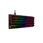 Tastierë Gaming Mekanike HyperX Alloy Origins 65 – Switch HyperX Aqua, Ngjyrë e Zezë