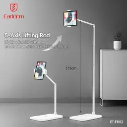 Mbajtës telefoni/tableti për stream Earldom FH02, 155cm