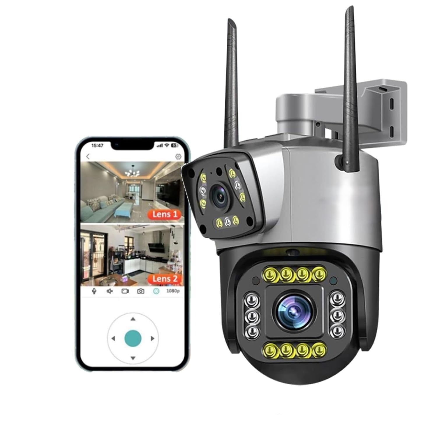 Kamere Sigurie Dual Lens- Wifi