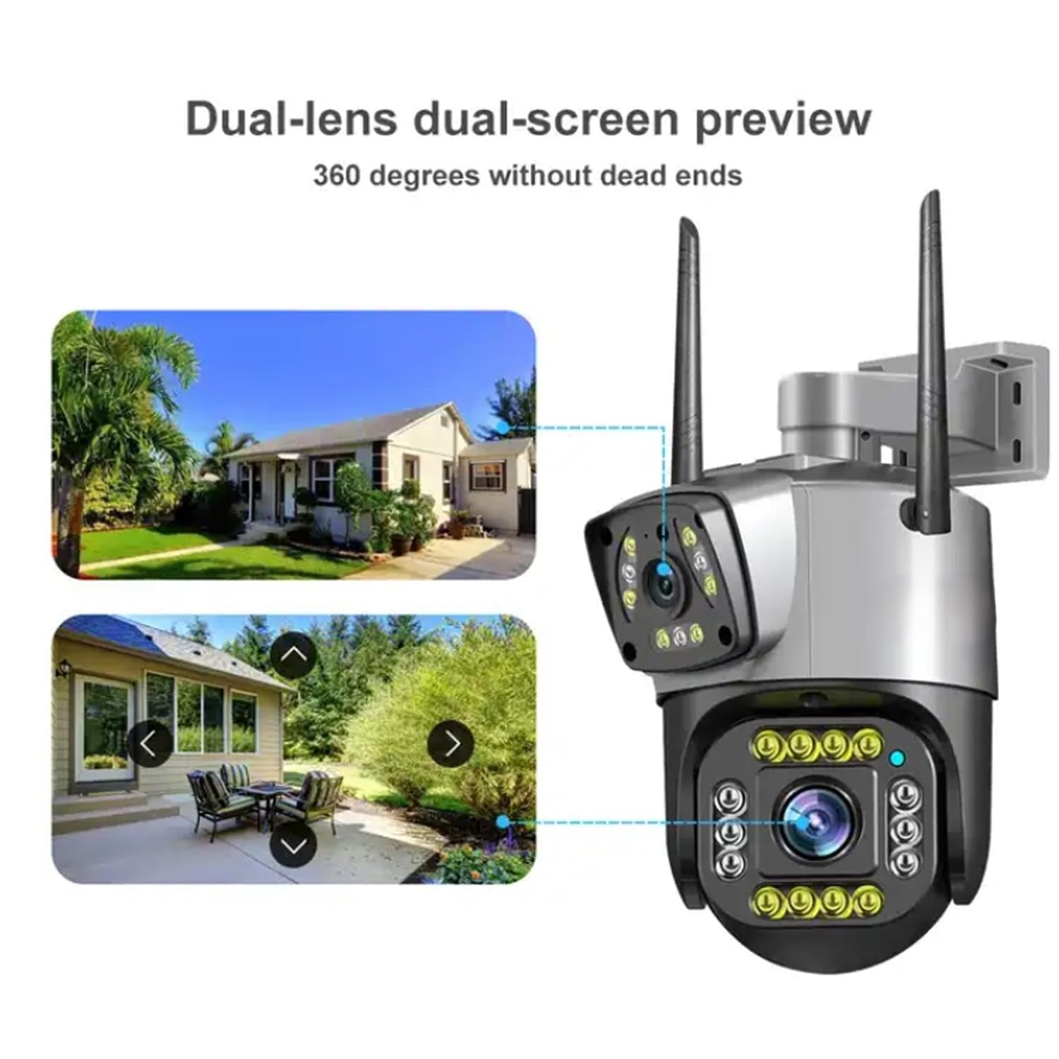 Kamere Sigurie Dual Lens- Wifi