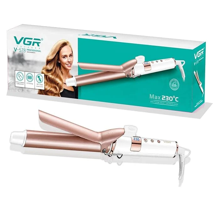 VGR GlamCurl Pro V- 578 for Women (White)