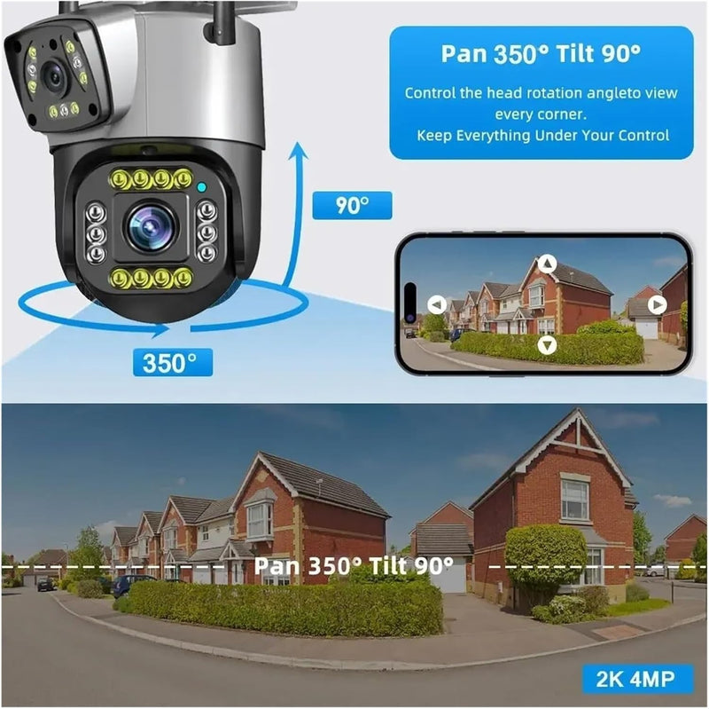 Kamere Sigurie Dual Lens- Wifi