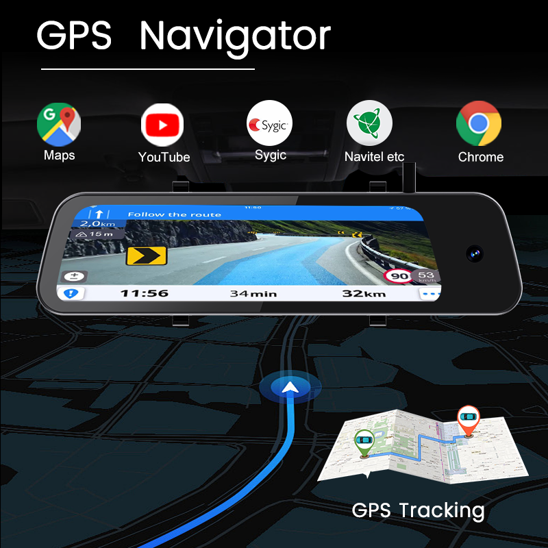 LuxDrive Mirror 4G Pro