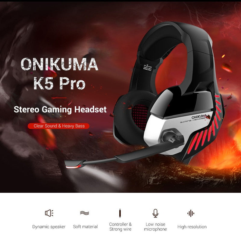 Kufje Gaming Profesionale- Onikume K5 Pro