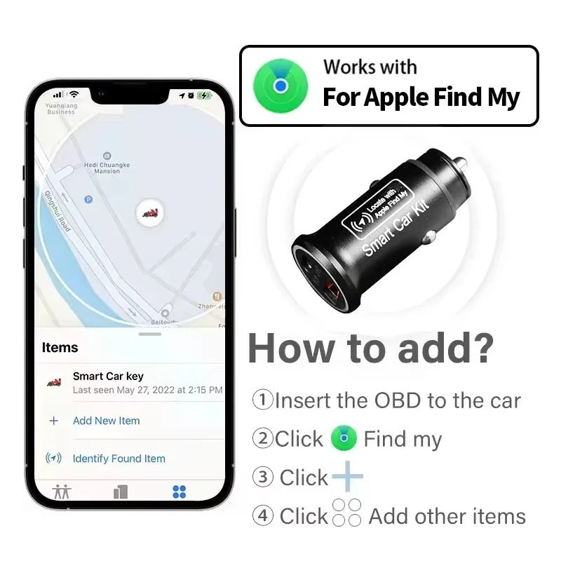 GPS Tracker i Integruar + Karikues USB- C 20W