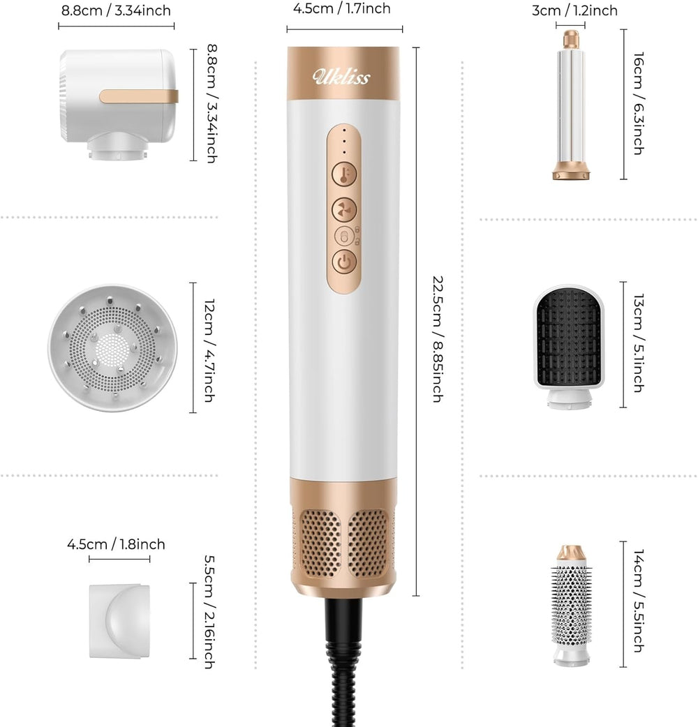 7in1 Hair Styler me Teknologji Ajri Coanda