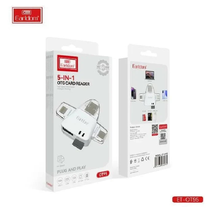Earldom OT95-5- in-1 OTG Card Reader