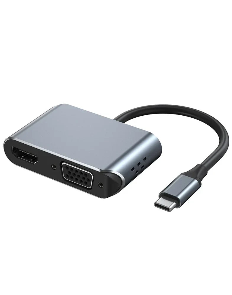 Usb- c Hub 3ne1 HDTV+USB 3. 0+TYPE- C (PD)
