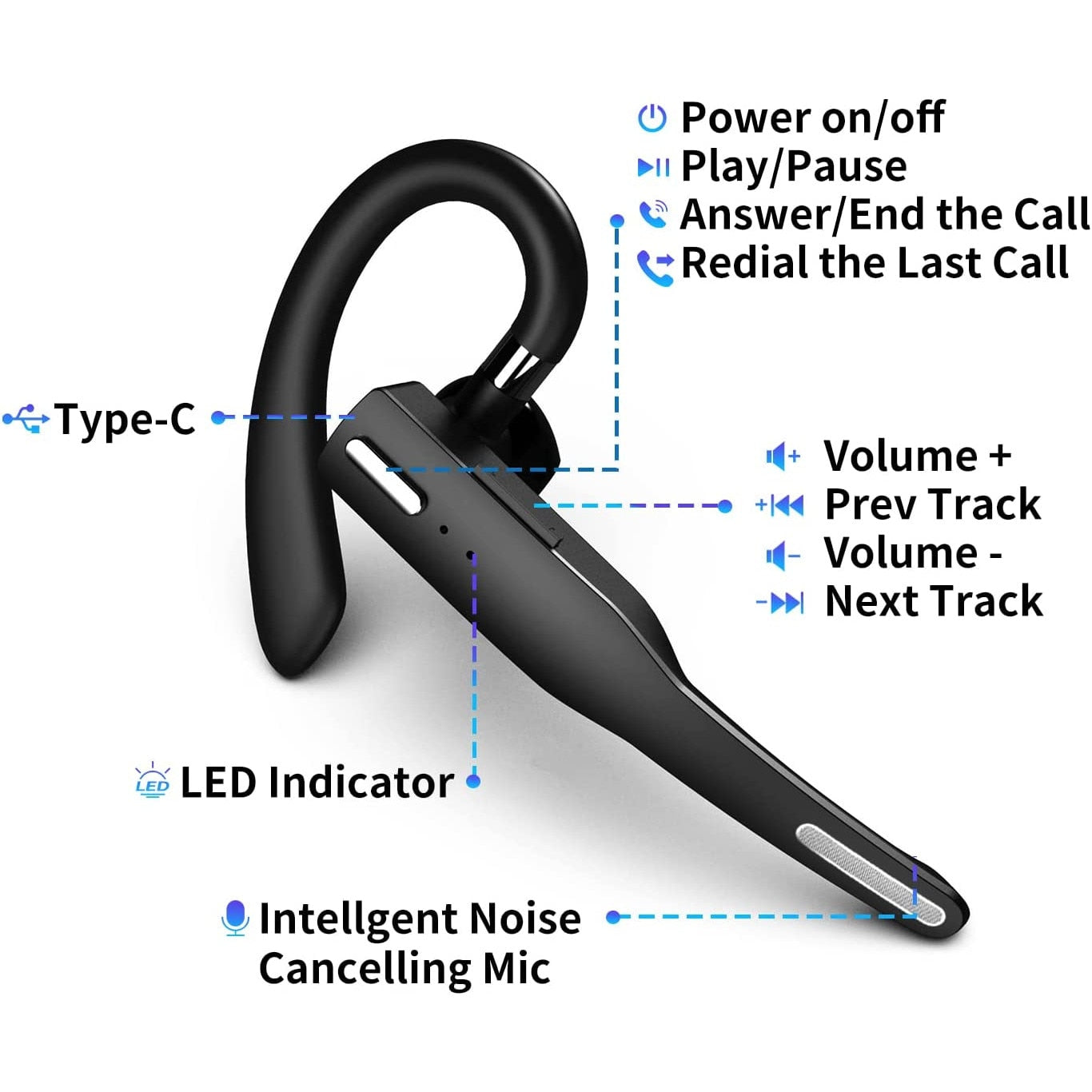 Kufje Wireless YYK-525 per Biznes me Mikrofon - Pamja 2