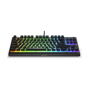 Tastierë Gaming SteelSeries Apex 3 TKL – Switch “Whisper Quiet”, Format TenKeyLess (TKL)