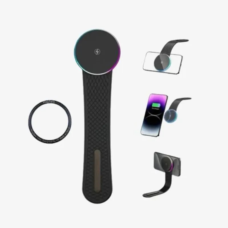 Mbajtes celulari dhe karikues wireless per makine Earldom WC47, RGB, 15W