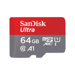 Karta MicroSD SanDisk Ultra, microSDXC, UHS-I, 64GB, Class 10 A1